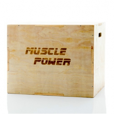Muscle Power Kleine Houten Plyo Box 